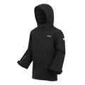 Black - Side - Regatta Childrens-Kids Frelton Waterproof Jacket