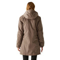 Mocha-Perfectly Pale - Pack Shot - Regatta Womens-Ladies Gwynn Insulated Waterproof Jacket