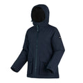 Navy-Black - Side - Regatta Womens-Ladies Melane Insulated Waterproof Jacket