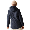 Navy-Black - Pack Shot - Regatta Womens-Ladies Melane Insulated Waterproof Jacket
