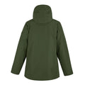 Dark Khaki-Black - Back - Regatta Womens-Ladies Melane Insulated Waterproof Jacket