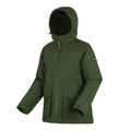Dark Khaki-Black - Side - Regatta Womens-Ladies Melane Insulated Waterproof Jacket