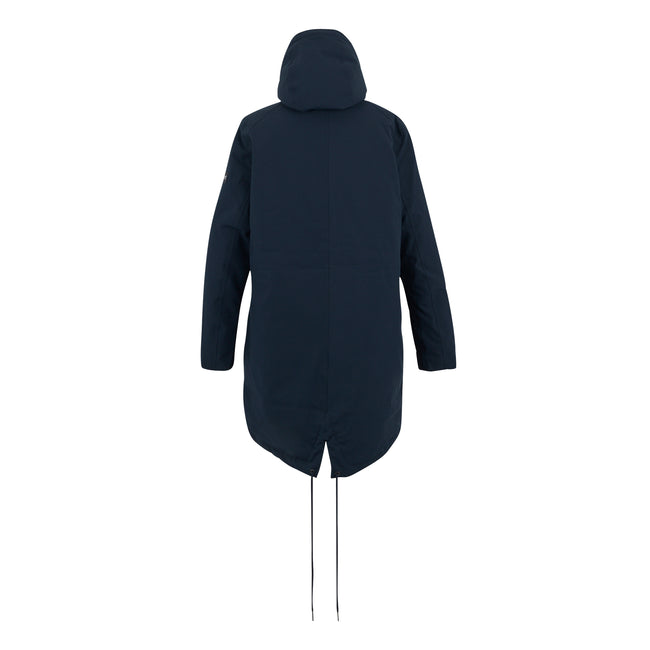 Navy Blue - Back - Regatta Womens-Ladies Valenta Waterproof Jacket