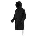 Black - Side - Regatta Womens-Ladies Valenta Waterproof Jacket
