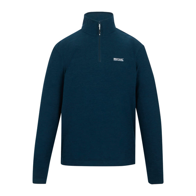 Moonlight Denim - Front - Regatta Mens Thompson Marl Half Zip Fleece Jacket