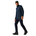 Moonlight Denim - Pack Shot - Regatta Mens Thompson Marl Half Zip Fleece Jacket