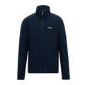Navy - Front - Regatta Mens Thompson Marl Half Zip Fleece Jacket