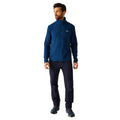 Snorkel Blue - Pack Shot - Regatta Mens Thompson Marl Half Zip Fleece Jacket