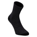 Black-Seal Grey - Front - Regatta Womens-Ladies Bamboo Crew Socks
