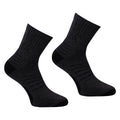 Black-Seal Grey - Back - Regatta Womens-Ladies Bamboo Crew Socks