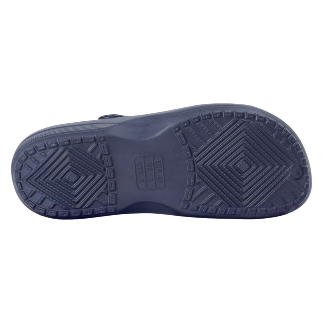 Blue - Side - Regatta Womens-Ladies Orla Kiely Flower Clogs