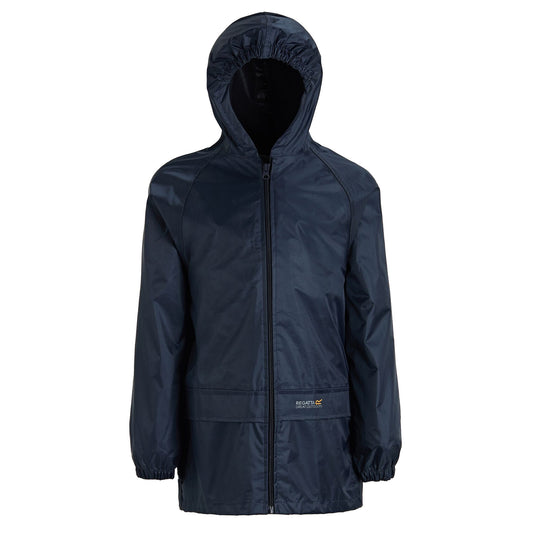 Navy - Front - Regatta Great Outdoors Childrens-Kids Stormbreak Waterproof Jacket