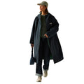 Navy-Ivy Moss - Close up - Regatta Unisex Adult Spirit Of Adventure Waterproof Changing Robe