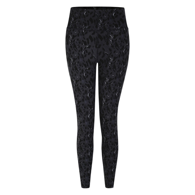 Black - Back - Dare 2B Womens-Ladies Influential Dash Print Gym Leggings