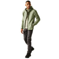 Oil Green - Close up - Regatta Mens Ossek Soft Shell Jacket