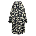 Multicoloured - Back - Regatta Unisex Adult Leopard Print Changing Robe