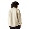 Light Vanilla - Pack Shot - Regatta Womens-Ladies Frankie Borg Quarter Zip Fleece Top