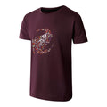 Deep Plum - Side - Dare 2B Childrens-Kids Amuse II Dinosaur Skeleton T-Shirt