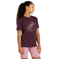 Deep Plum - Lifestyle - Dare 2B Childrens-Kids Amuse II Dinosaur Skeleton T-Shirt