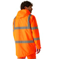Orange - Pack Shot - Regatta Mens Pro Contract Dover Hi-Vis Parka