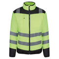 Yellow - Front - Regatta Mens Two Tone Thermal Hi-Vis Jacket