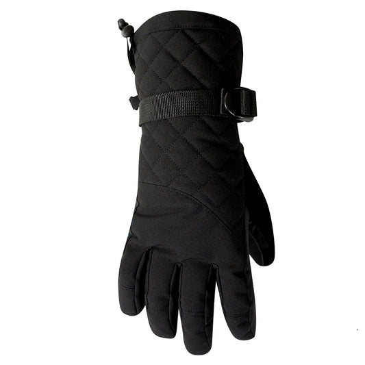 Black - Front - Regatta Womens-Ladies Summit Waterproof Ski Gloves