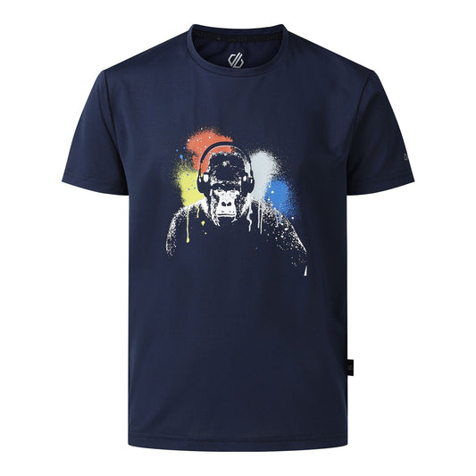Navy - Front - Dare 2B Childrens-Kids Amuse III Gorilla T-Shirt