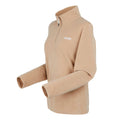 Warm Taupe - Side - Regatta Great Outdoors Womens-Ladies Sweetheart 1-4 Zip Fleece Top