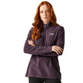 Deep Plum - Side - Regatta Great Outdoors Womens-Ladies Sweetheart 1-4 Zip Fleece Top