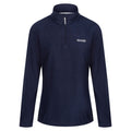 Navy - Front - Regatta Great Outdoors Womens-Ladies Sweetheart 1-4 Zip Fleece Top