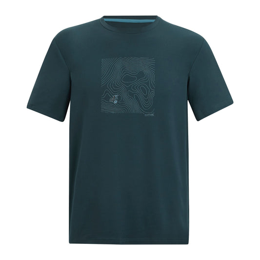 Night Sky - Front - Regatta Mens Fingal Cycling T-Shirt