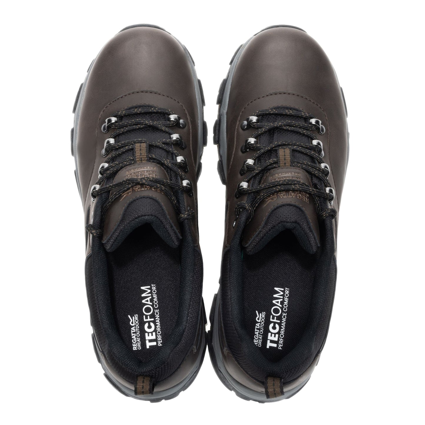 Peat - Close up - Regatta Mens Holcombe Classic Low Trainers