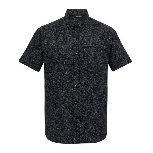 Ash - Front - Regatta Mens Mindano Textured Shirt
