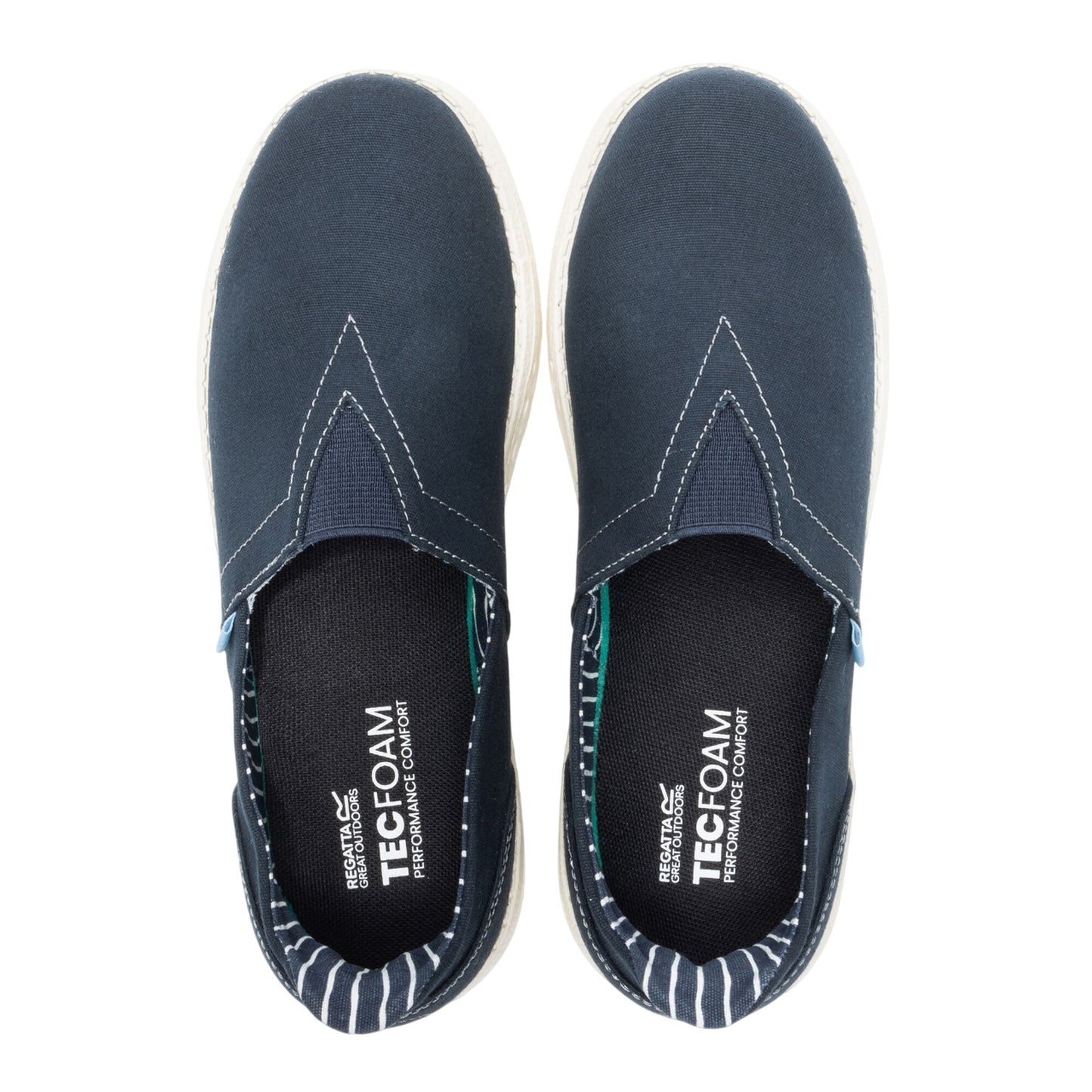 Navy - Close up - Regatta Womens-Ladies Salcombe Casual Shoes