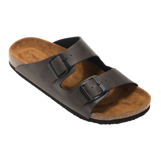 Peat - Front - Regatta Womens-Ladies Mia Logo Double Strap Sandals