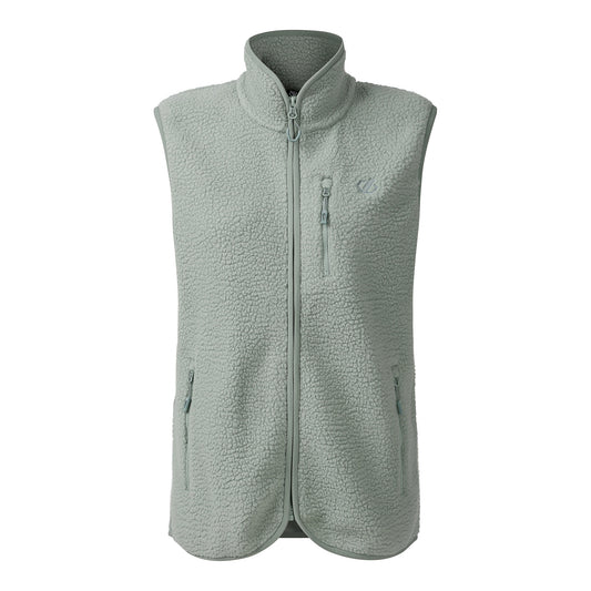 Glacier Green - Front - Dare 2B Womens-Ladies Excursion Fleece Body Warmer