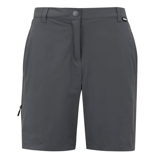 Seal Grey - Front - Regatta Professional Womens-Ladies Light Insect Repellent Travel Shorts