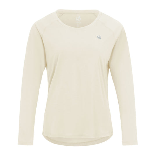 Almond Milk - Front - Dare 2B Womens-Ladies Serenity Long-Sleeved T-Shirt