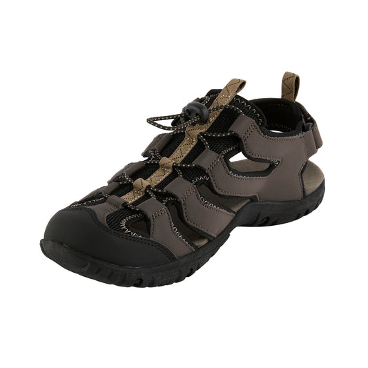 Peat - Front - Regatta Mens Westshore IV Sandals