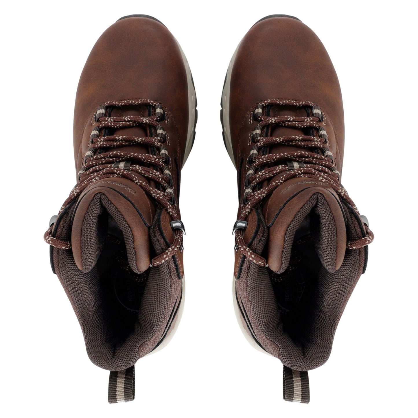 Chestnut-Taupe - Close up - Regatta Womens-Ladies Amble Waterproof Walking Boots