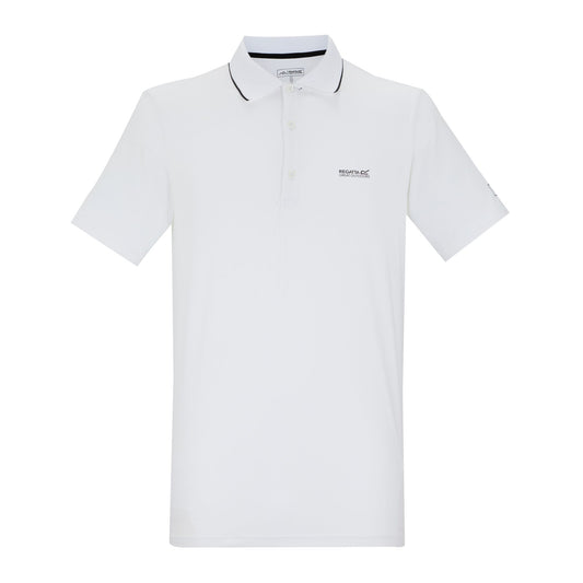 White - Front - Regatta Mens Maverik Stretch Polo Shirt