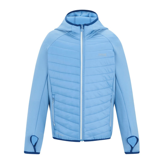 Denim Blue - Front - Regatta Childrens-Kids Andreson Hybrid Padded Jacket