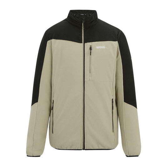 Abbeystone-Black - Front - Regatta Mens Freesdale Fleece Jacket