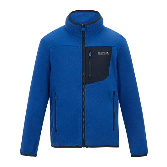 Olympian Blue - Front - Regatta Childrens-Kids Frankie Full Zip Fleece Jacket