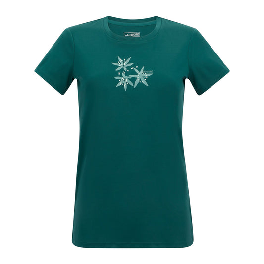 Mediterranean Green - Front - Regatta Womens-Ladies Fingal Flower T-Shirt