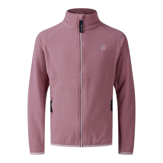 Dusky Orchid - Front - Dare 2B Childrens-Kids Switch Out Midlayer
