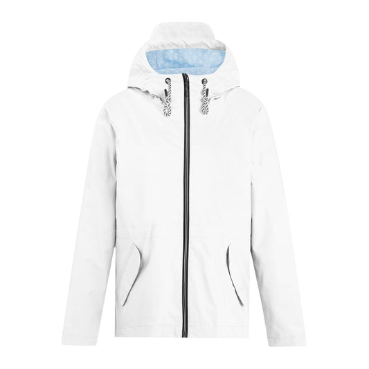 White - Front - Regatta Womens-Ladies Bayletta Plain Waterproof Jacket