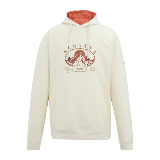 White Stone-Brick - Front - Regatta Mens Cline Mountain Hoodie