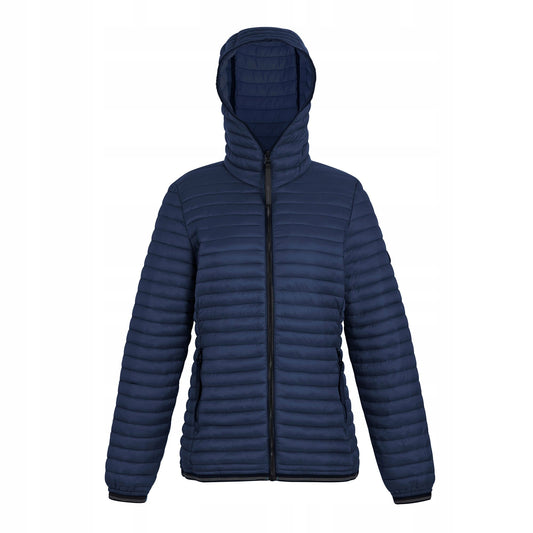 Navy - Front - Regatta Womens-Ladies Rigain Padded Jacket