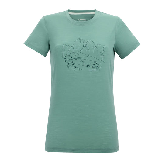 Ivy Moss - Front - Regatta Womens-Ladies Escade Protea T-Shirt